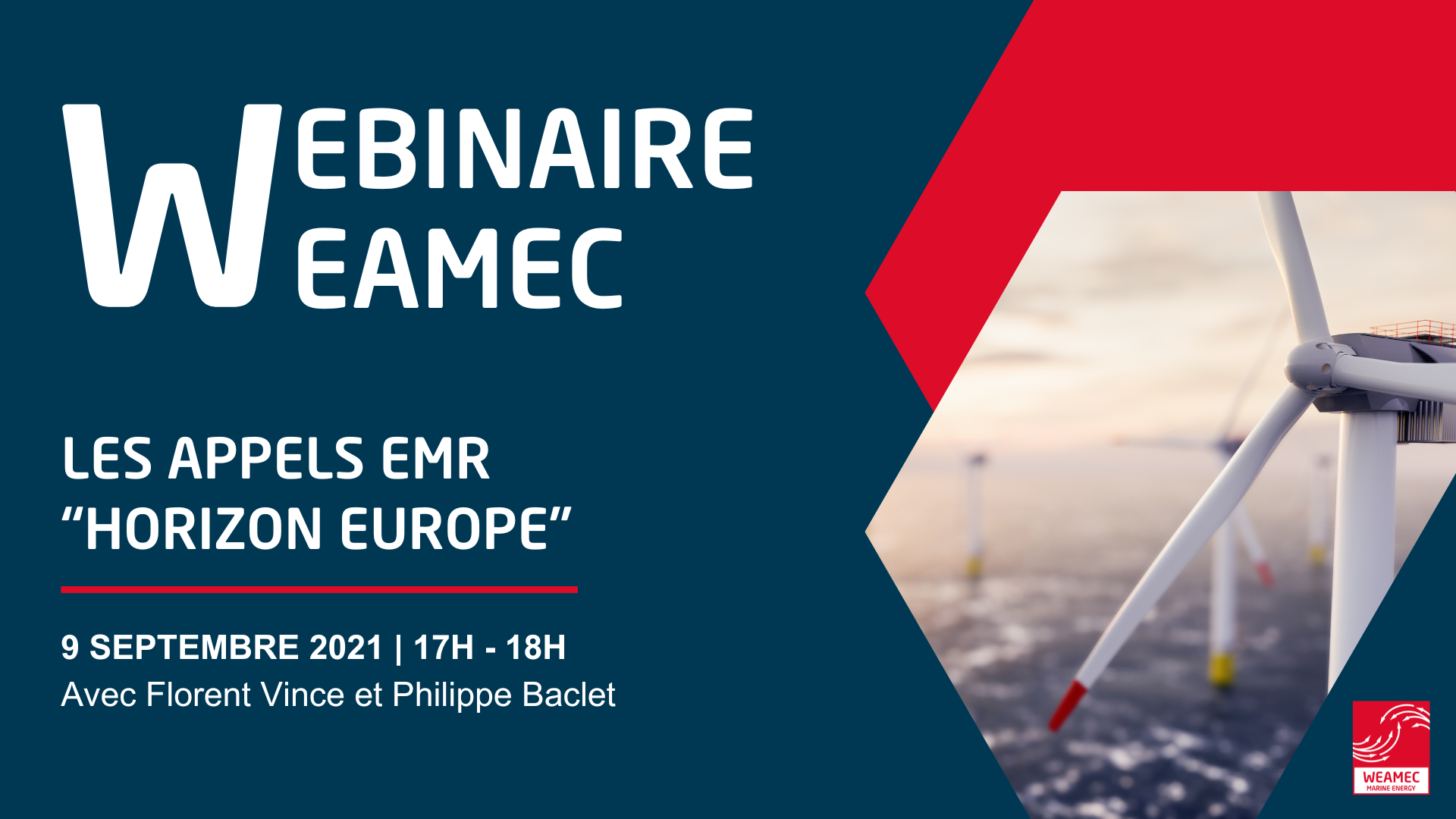 Webinaire Weamec : Les appels EMR « Horizon Europe »