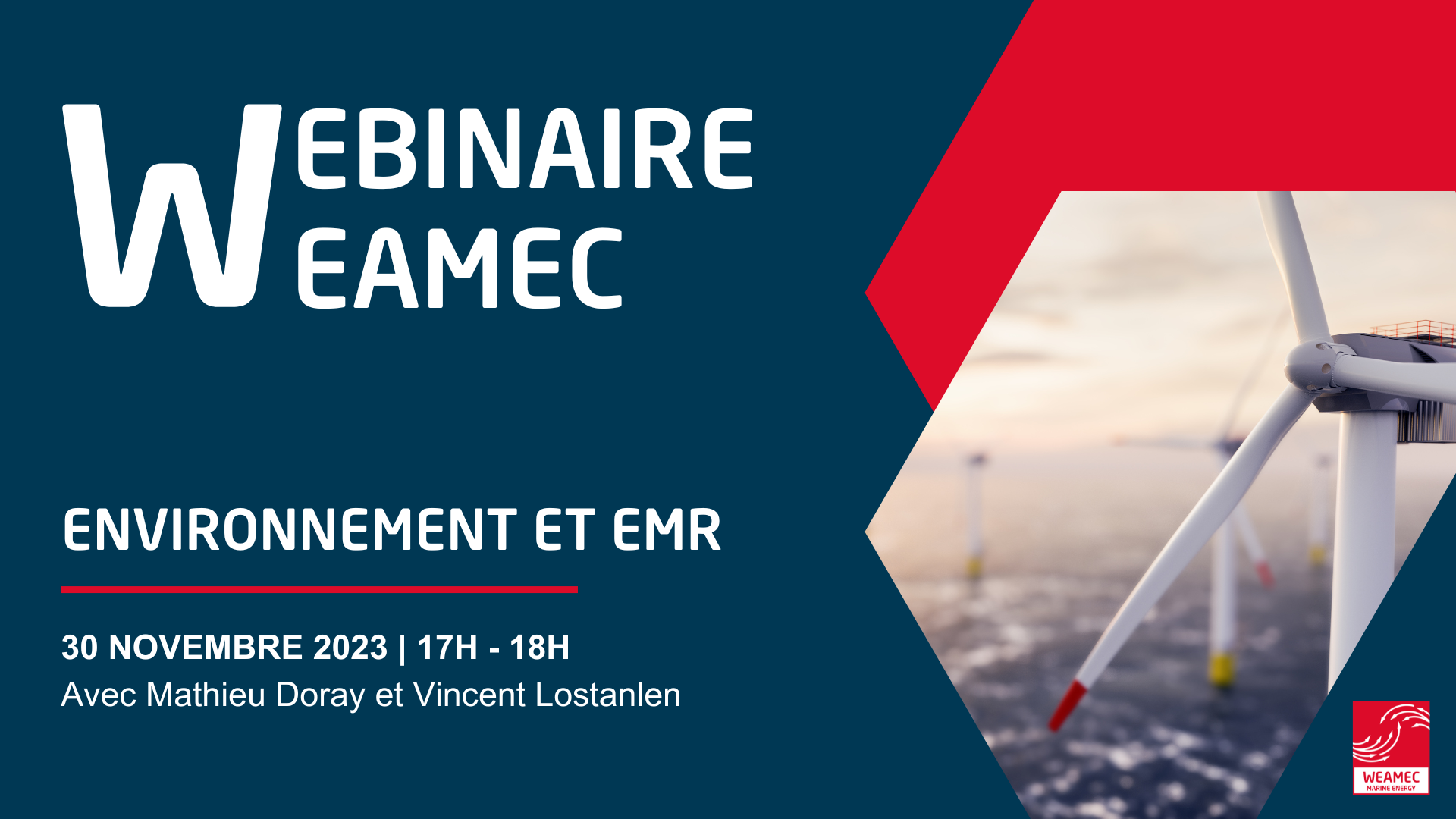 Webinaire Weamec : Environnement et EMR