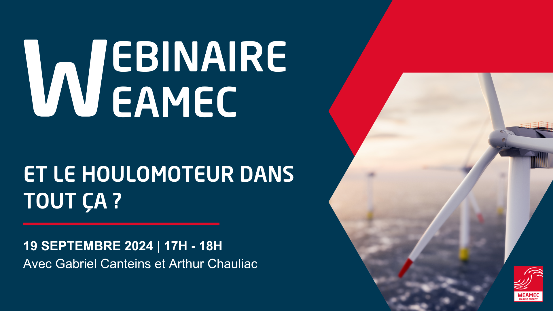 Webinaire Weamec : Et le houlomoteur dans tout ça ? Présentation du projet Seaturns