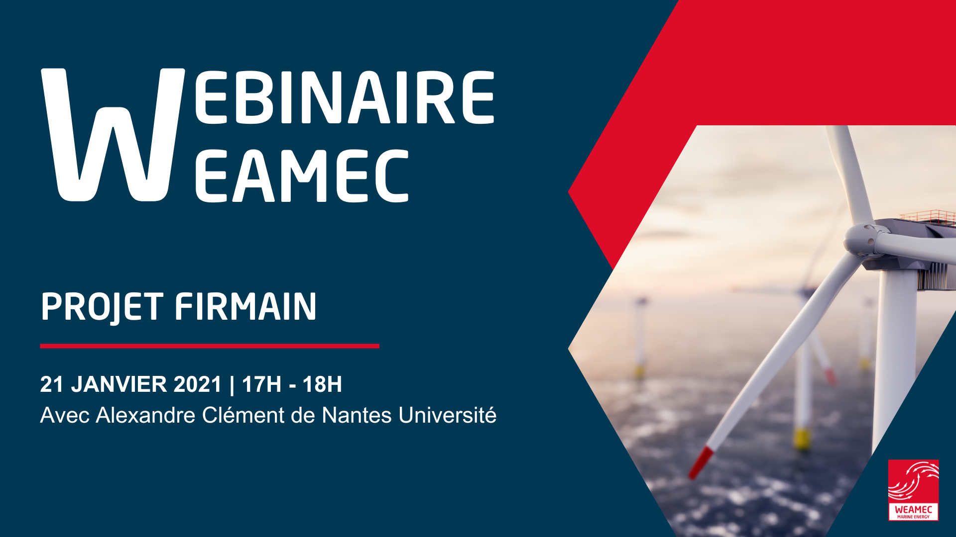 Webinaire Weamec : Projet FIRMAIN
