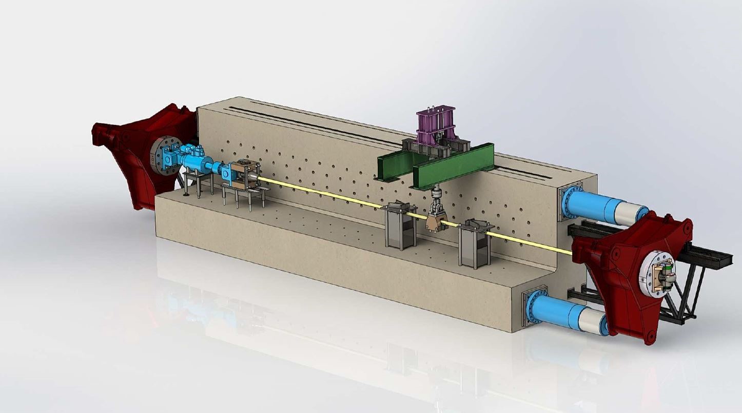 Banc de fatigue de câbles – Université Gustave Eiffel vue technique